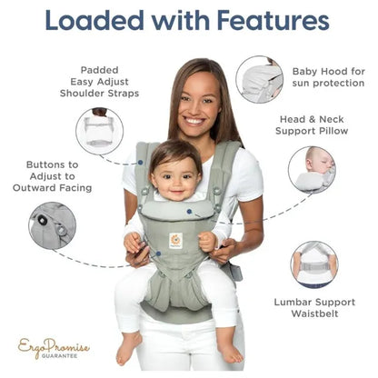 Ergobaby Away Graphic Grey