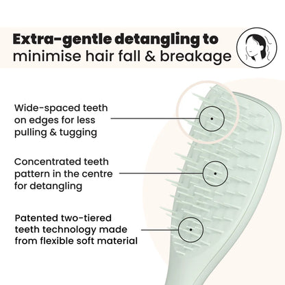 Tangle Teezer The Ultimate Detangler - Extra Gentle - Eucalyptus Green