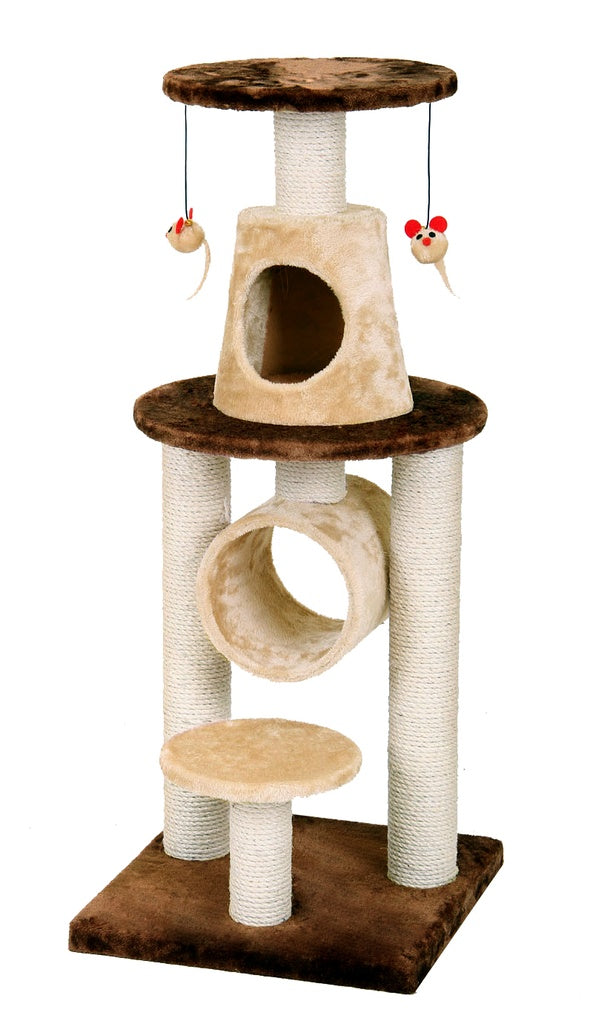 Fauna BONALTI Cat Play Tower Brown Beige LWH 45x45x108cm