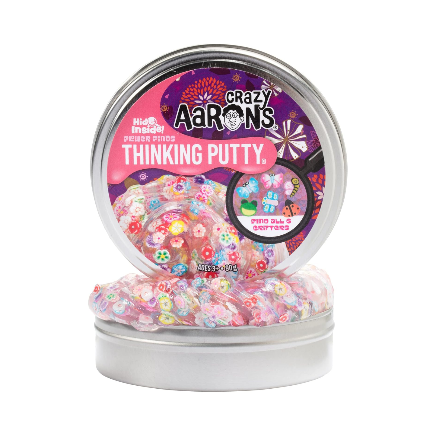 Crazy Aaron's Thinking Putty - Hide Inside! Flower Finds