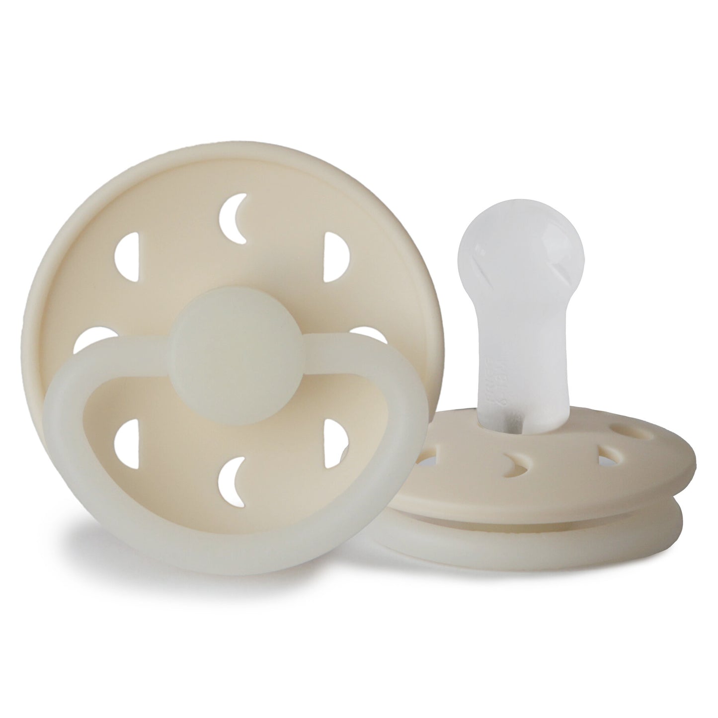 Frigg - Moon Phase Silicone Pacifier 1 Pack 6-18M - Cream Night