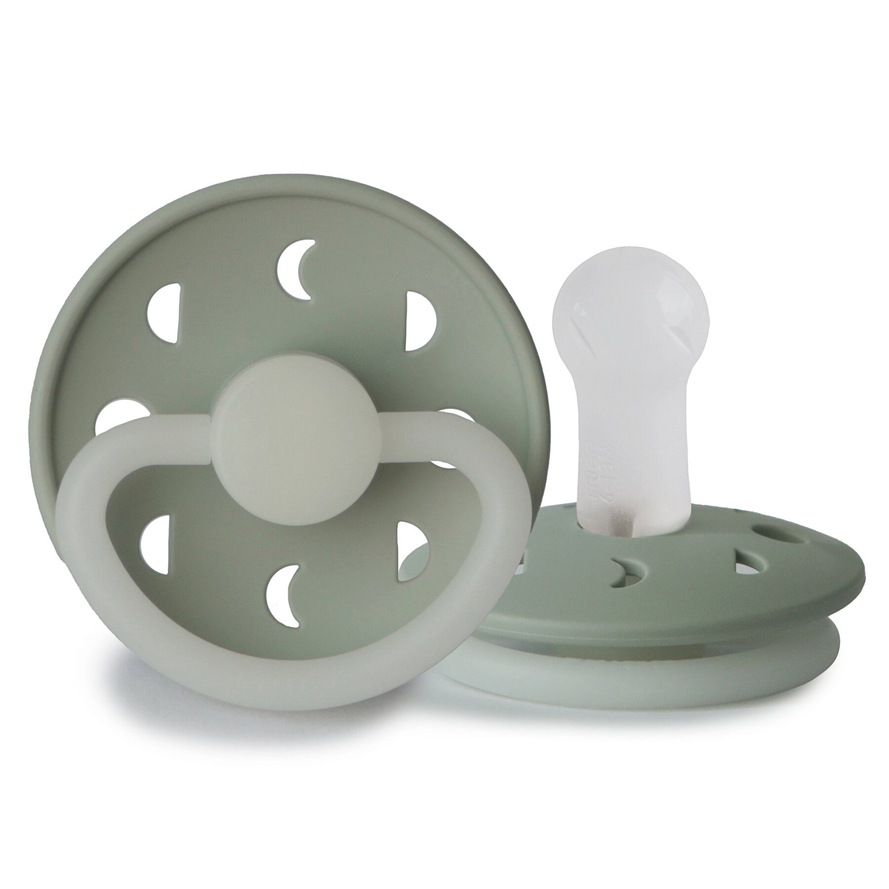 Frigg - Moon Phase Silicone Pacifier 1 Pack 6-18M - Sage Night