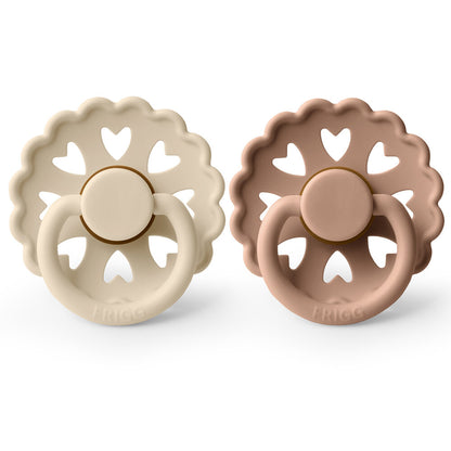 Frigg - Fairytale Latex Pacifier 2 Pack 6-18M - The Ugly Duckling/The Emperors New Clothes