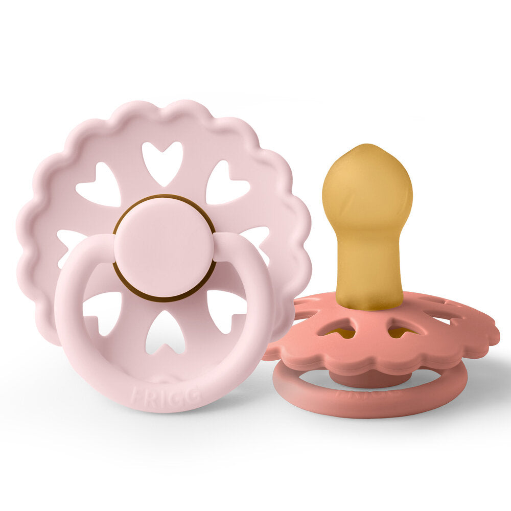 Frigg - Fairytale Latex Pacifier 2 Pack 6-18M - The Snow Queen/The Princess and the Pea