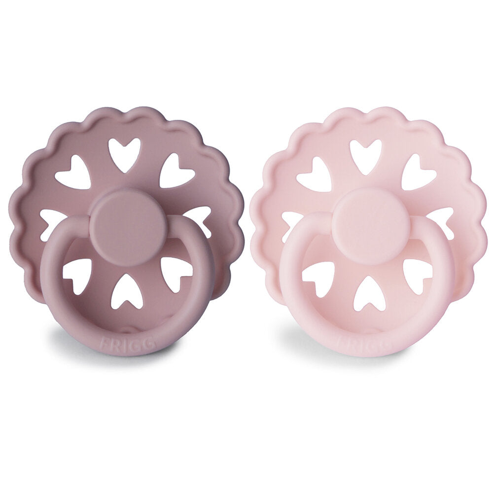 Frigg - Fairytale Silicone Pacifier 2 Pack 6-18M S2 - The Little Mermaid/the Snow Queen