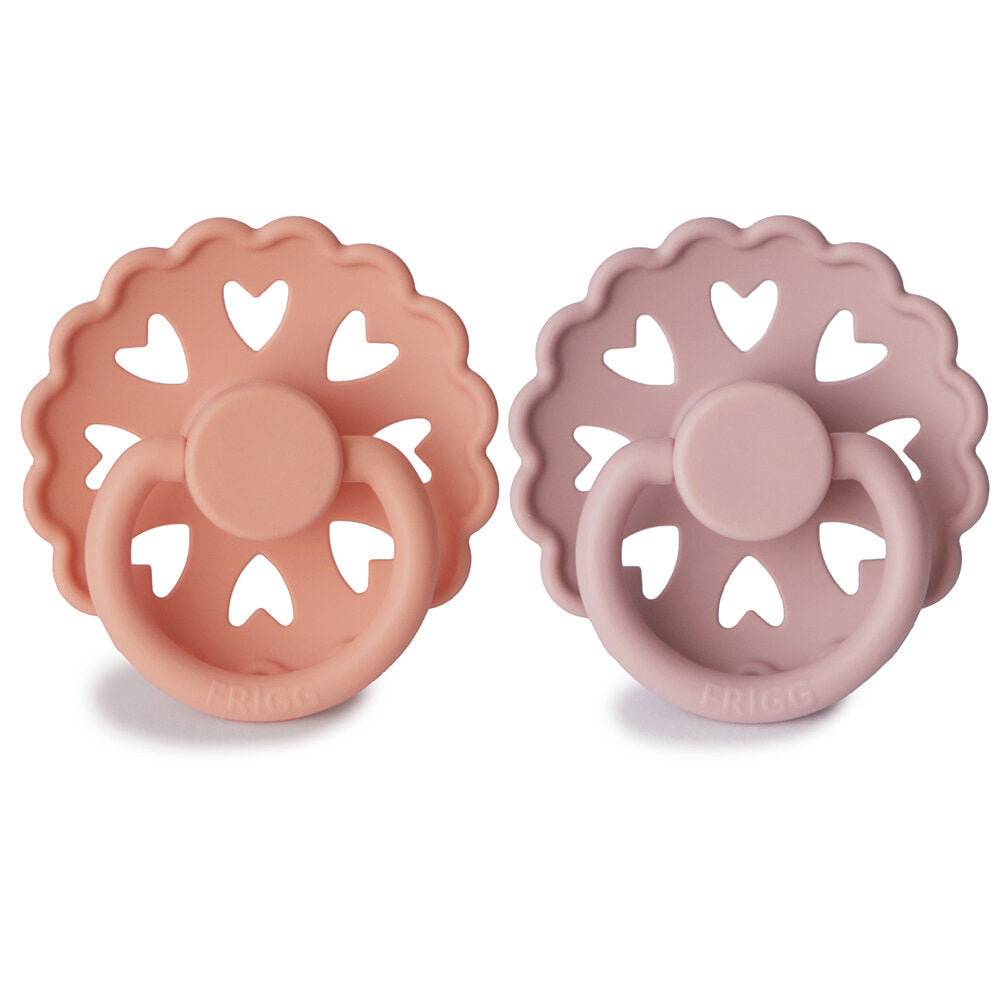 Frigg - Fairytale Silicone Pacifier 2 Pack 6-18M S2 - The Princess and the Pea/Thumbelina