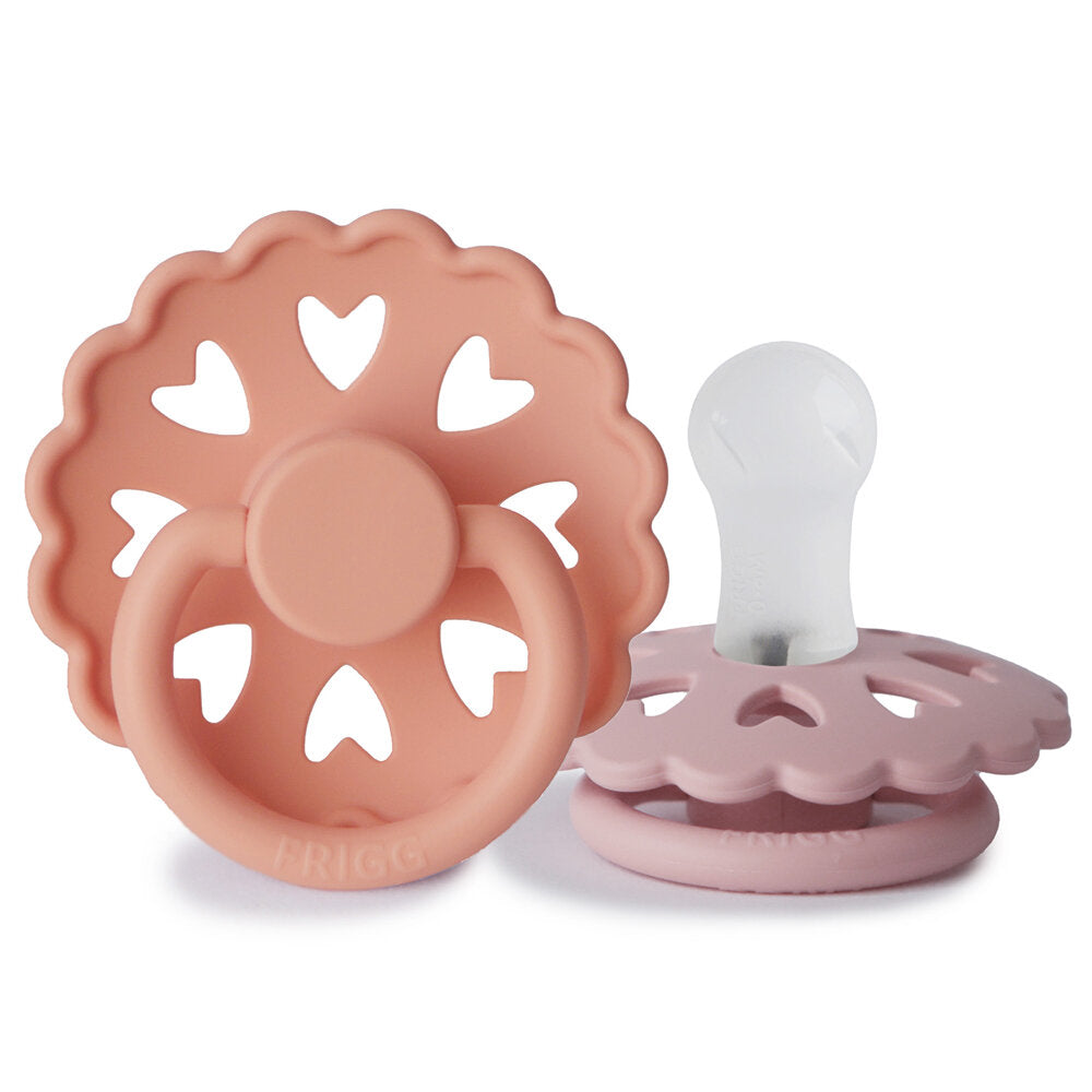 Frigg - Fairytale Silicone Pacifier 2 Pack 0-6M S1 - The Princess and the Pea/Thumbelina