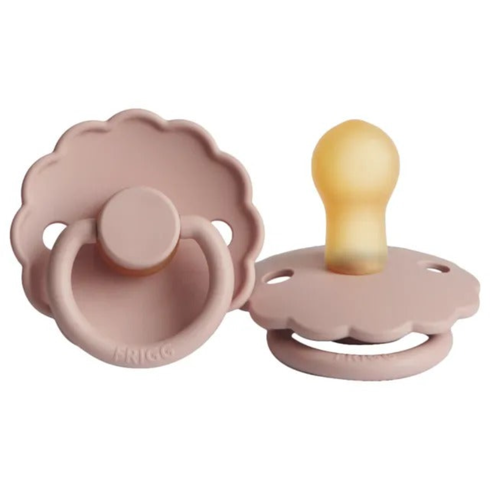 Frigg - Daisy Latex Pacifier 0-6M S1 - Blush