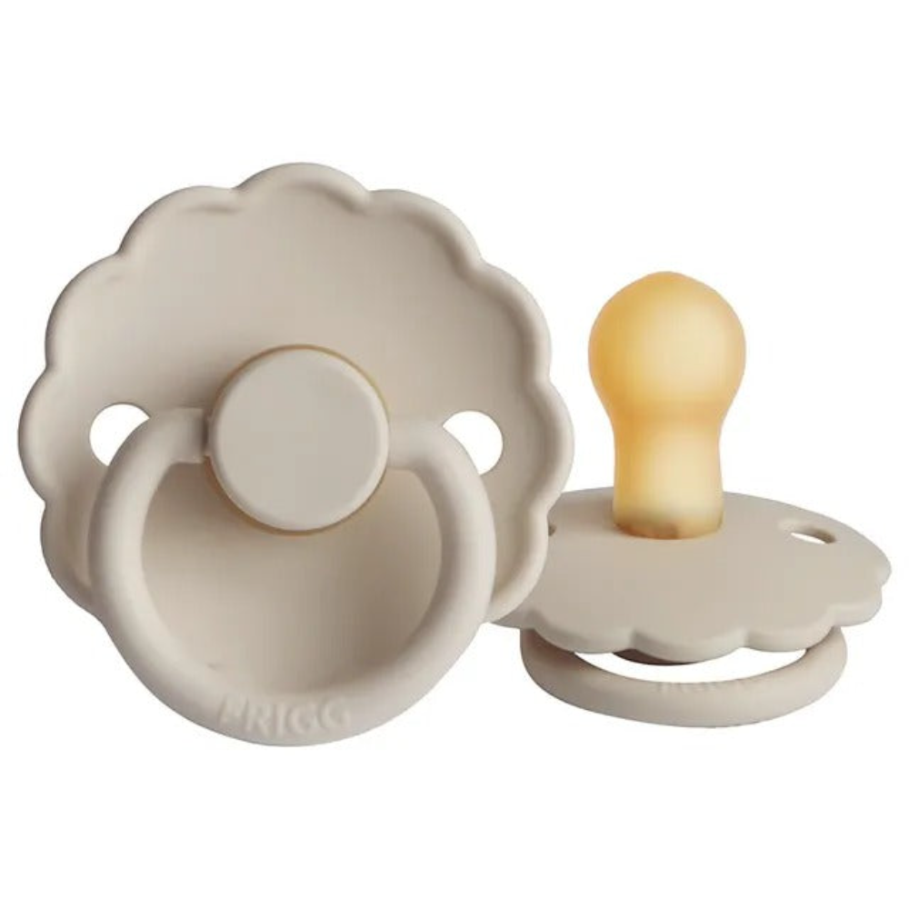 Frigg - Daisy Latex Pacifier 6-18M S2 - Sandstone