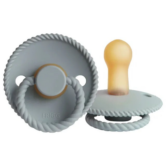 Frigg - Rope Latex Pacifier 6-18M S2 - French Gray