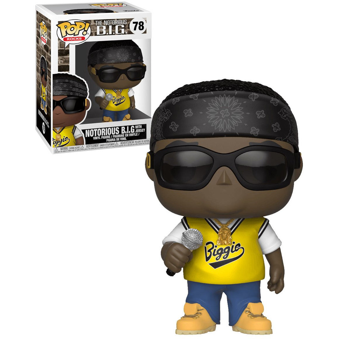 Funko - Pop! Rocks - Notorious B.I.G. in jersey