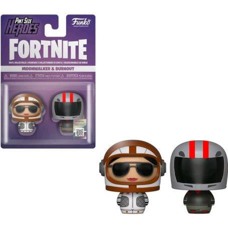 Funko - Pint Size Heroes! Games -  Fortnite S1a - Moonwalker & Burnout