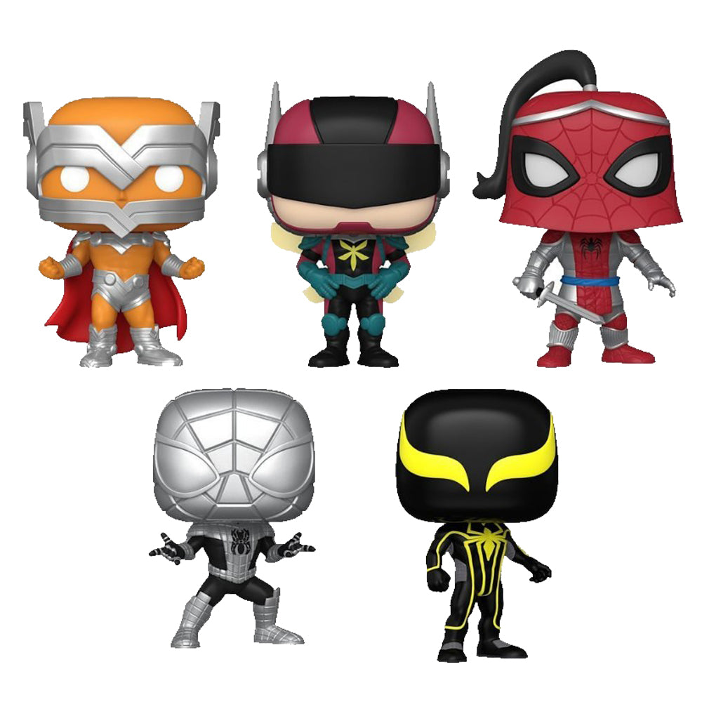 Funko - Pop!! Marvel -  YS Spider-Man 5pk (Exc)