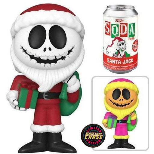 Funko - Vinyl Soda -  The Nightmare Before Christmas - Santa Jack w/chase (BLKLT)