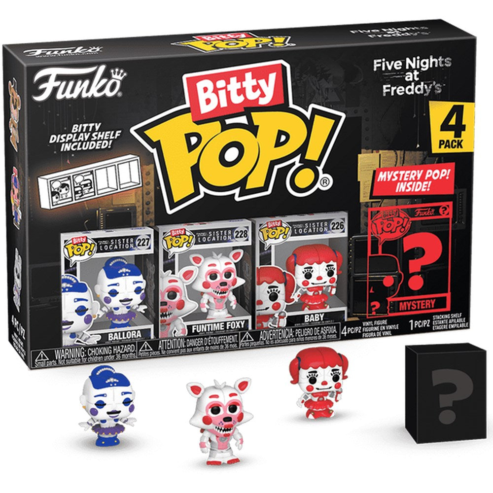 Funko - Bitty - Pop! Games -  Five Nights at Freddy's - Ballora 4PK