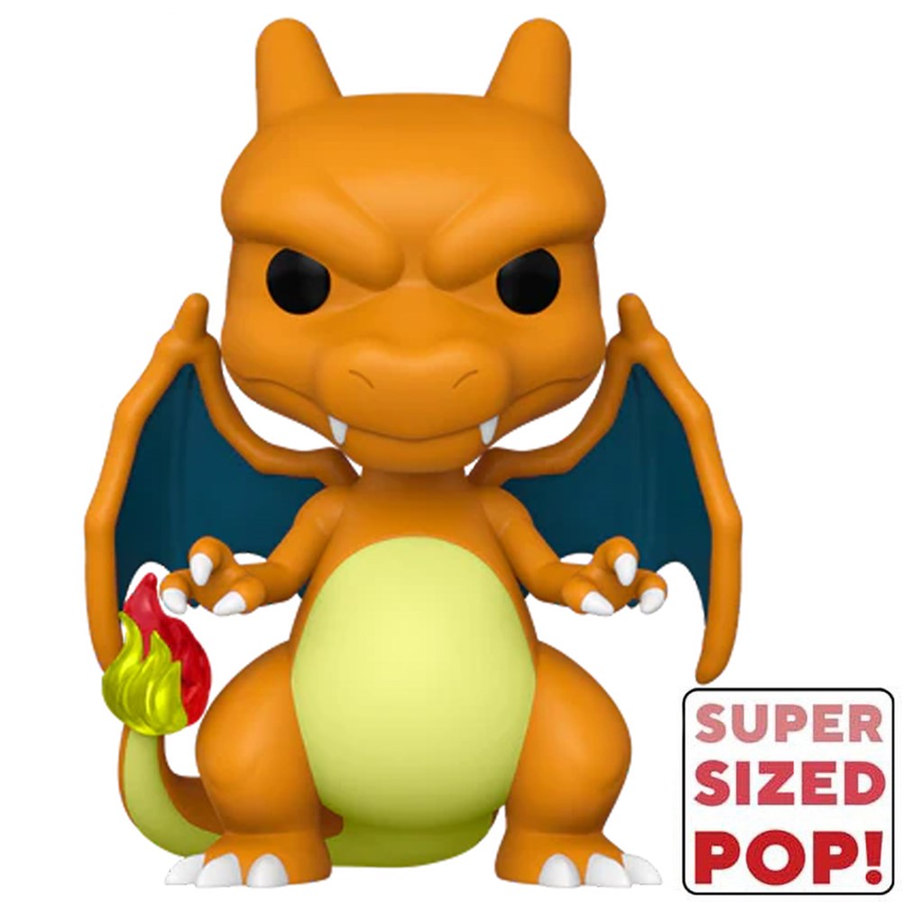 Funko - Pop Jumbo! Games - Pokemon - Charizard (EMEA)