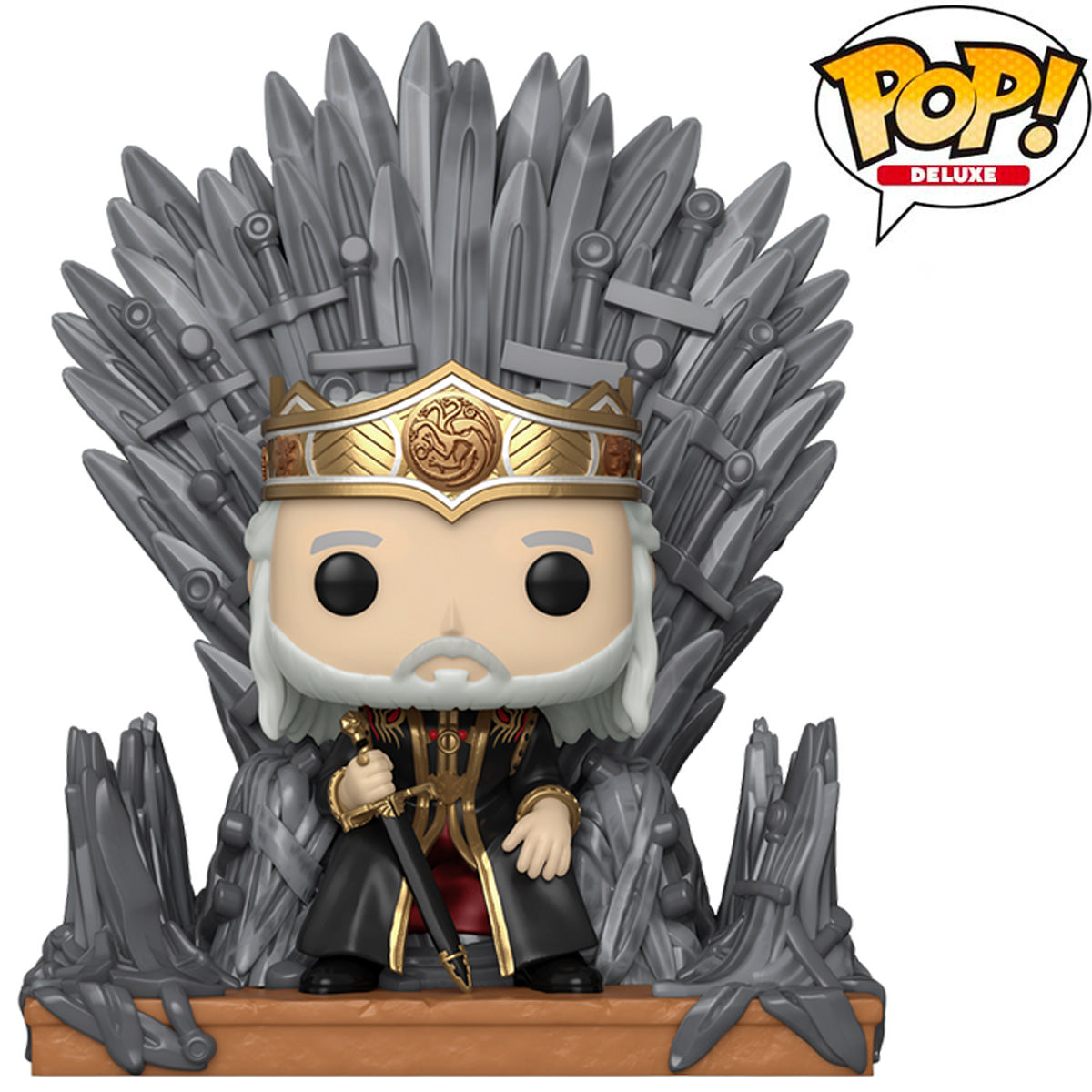 Funko - Pop Deluxe! Tv -  House of the Dragons S2 - Viserys on Throne