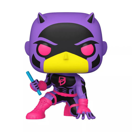 Funko - Pop! Marvel -  Daredevil (BLK/RD)(BLKLT)(Exc)