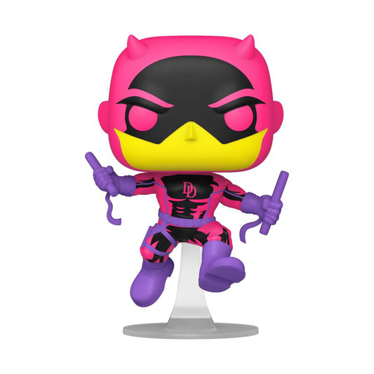 Funko - Pop! Marvel -  Classic Daredevil (BLKLT)(Exc)