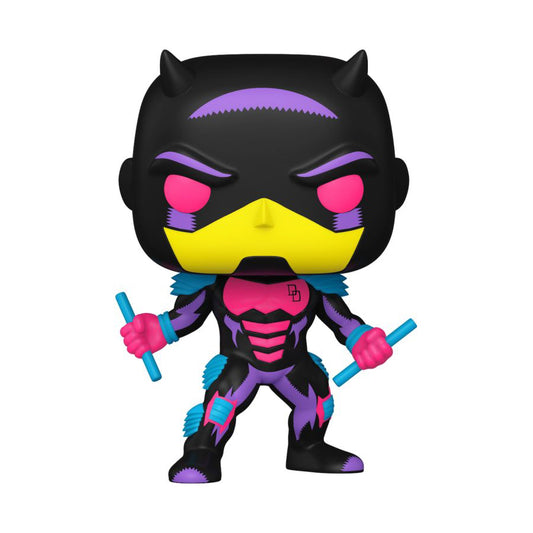 Funko - Pop! Marvel -  Armored Daredevil (BLKLT)(Exc)