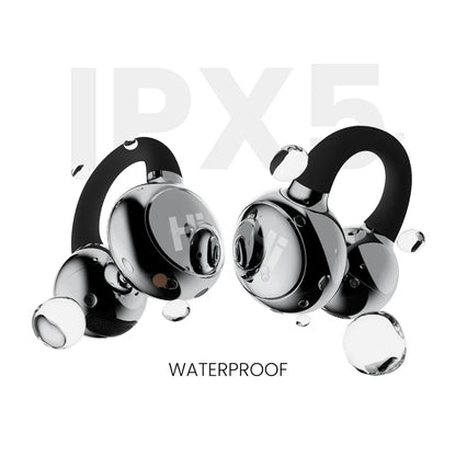 HiFuture FlexClip Waterproof Wireless 5.4 Earbuds - Black