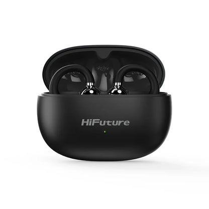 HiFuture FlexClip Waterproof Wireless 5.4 Earbuds - Black