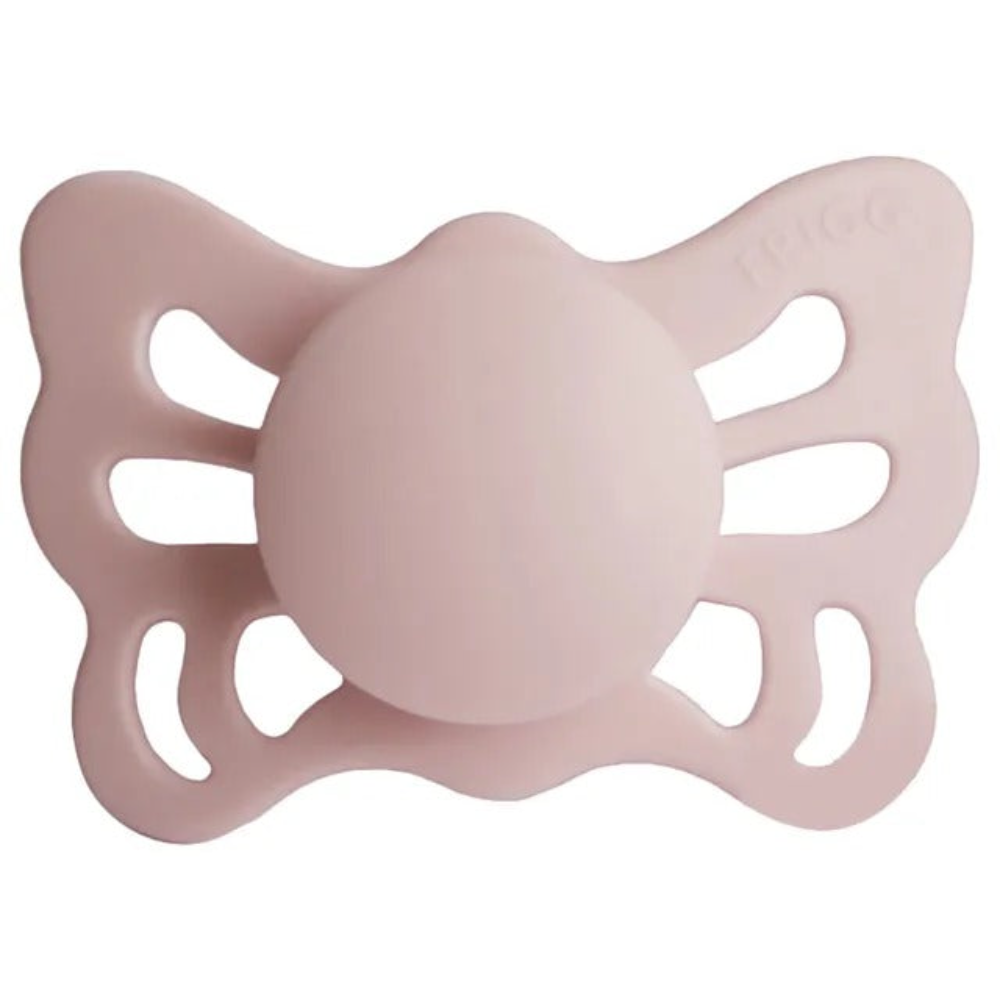 Frigg - Butterfly Anatomical Silicone Pacifier 0-6M S1 - Blush