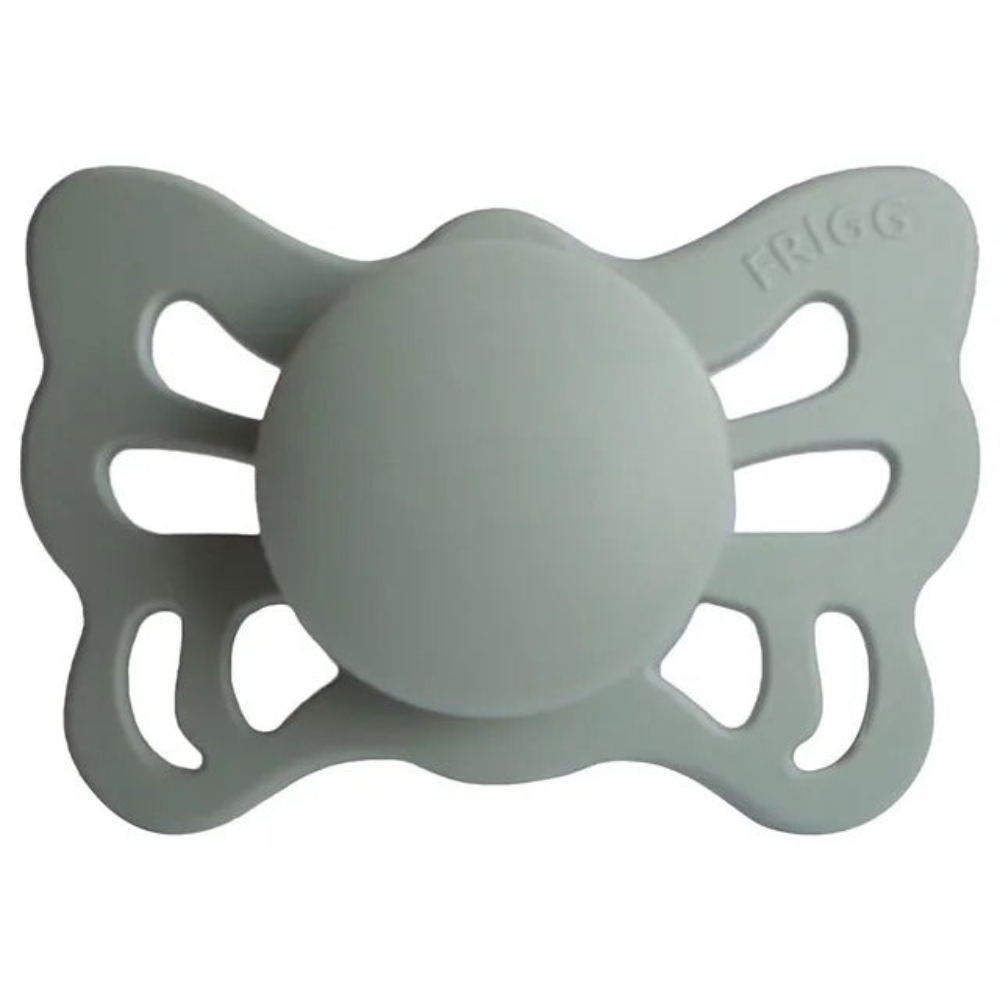 Frigg - Butterfly Anatomical Silicone Pacifier 0-6M S1 - Sage