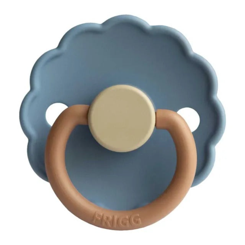Frigg - Daisy Block Silicone Pacifier 6-18M S2 - Breeze