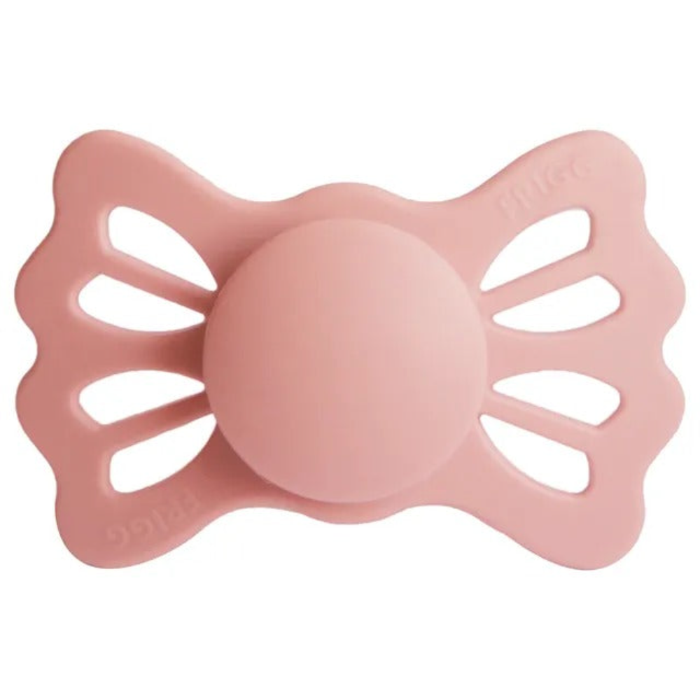Frigg - Lucky Symmetrical Silicone Pacifier 6-18M S2 - Pretty In Peach