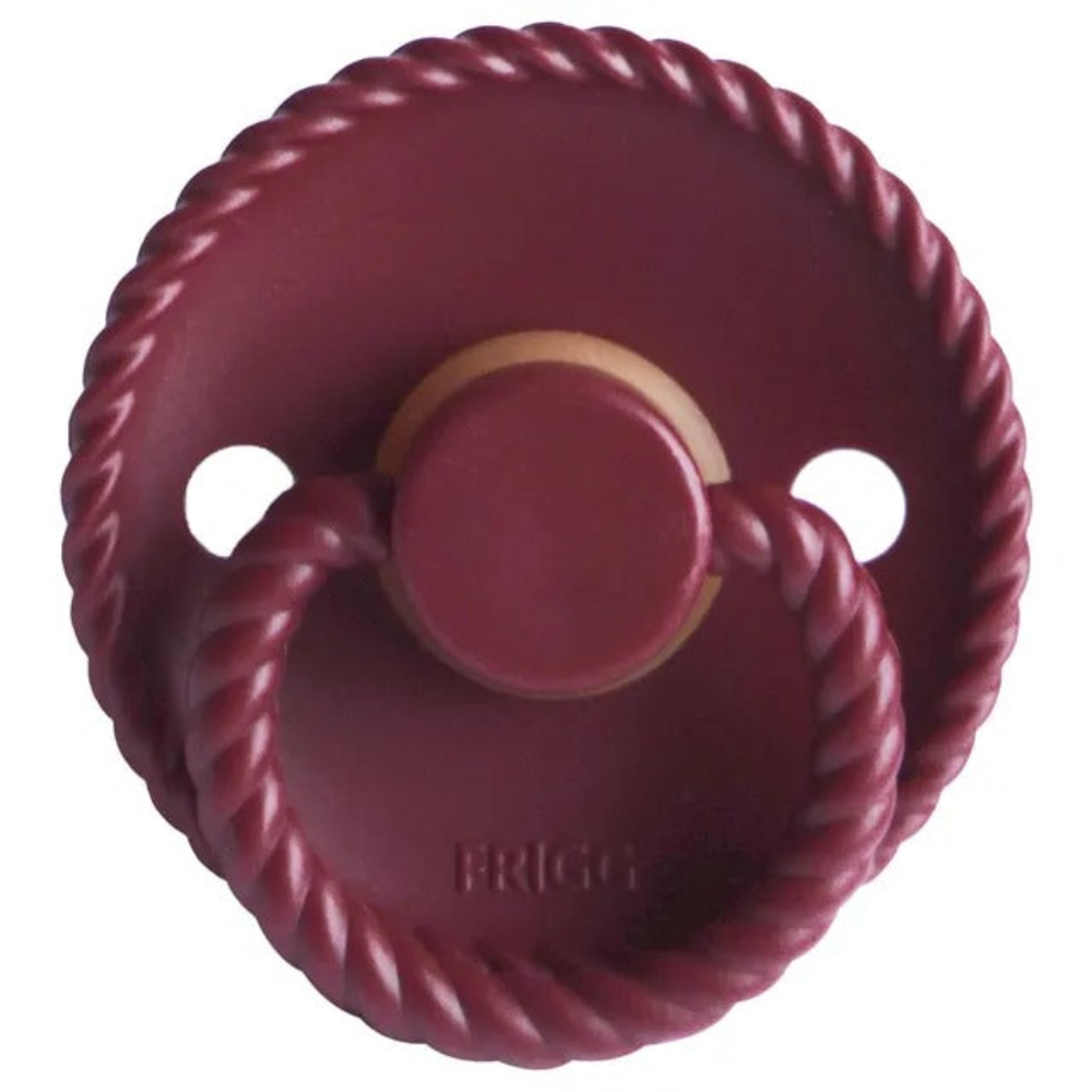 Frigg - Rope Latex Pacifier 0-6M S1 - Sweet Cherry