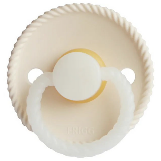 Frigg - Rope Latex Pacifier 6-18M S2 - Cream Night