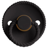 Frigg - Rope Latex Pacifier 6-18M S2 - Jet Black