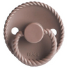 Frigg - Rope Silicone Pacifier 0-6M S1 - Sepia