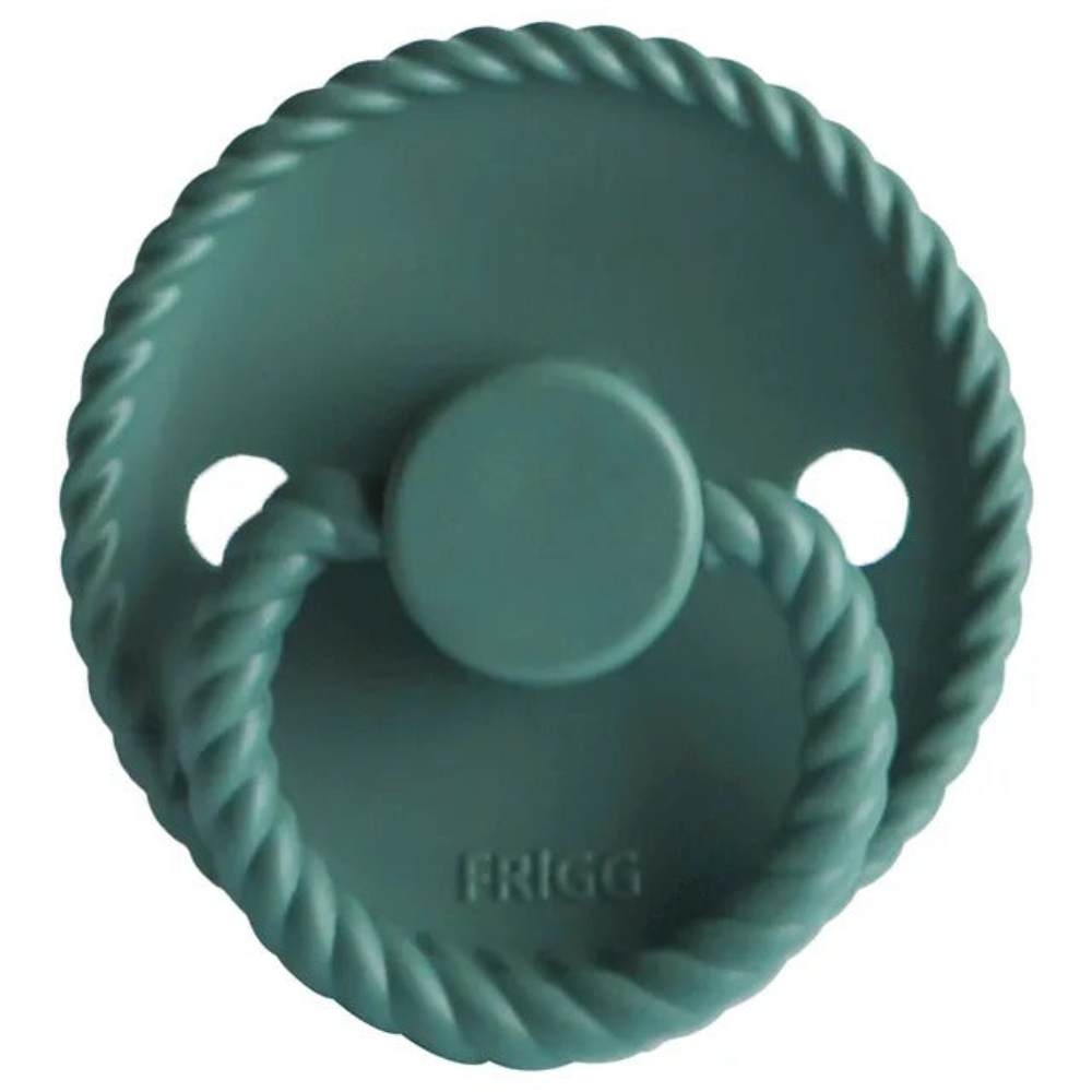 Frigg - Rope Silicone Pacifier 6-18M S2 - Vintage Green