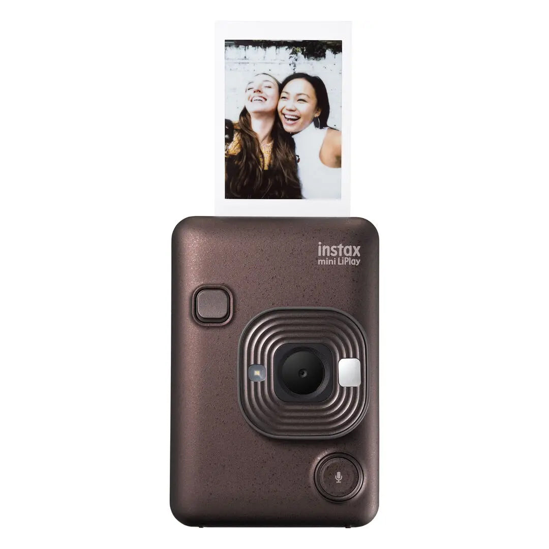 Fujifilm Instax Mini Liplay Hybrid Instant Camera, Deep Bronze