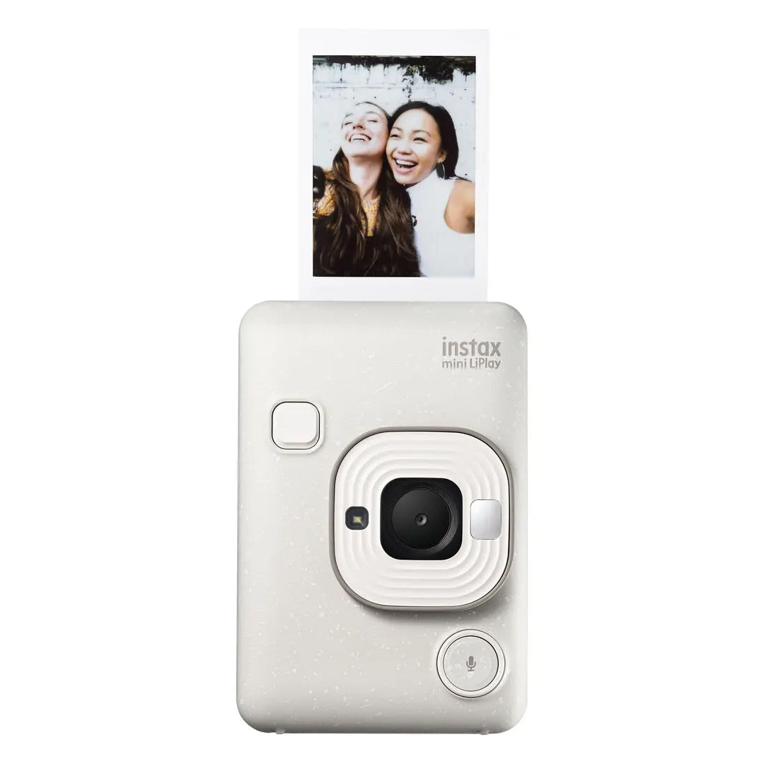 Fujifilm Instax Mini Liplay Hybrid Instant Camera, Misty White