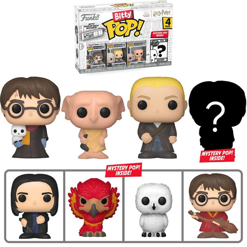 Funko - Bitty Pop! Movies - Harry Potter - Harry in Robe with Scarf 4pk