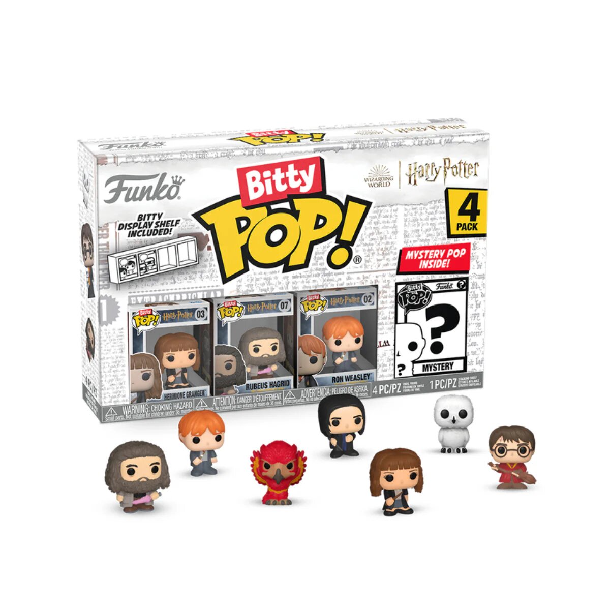 Funko - Bitty Pop! Movies - Harry Potter - Hermione in Robe 4pk