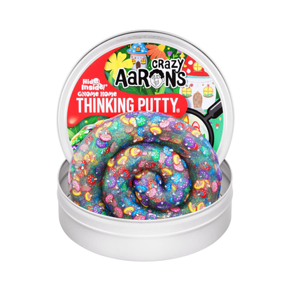 Crazy Aaron's Hide Inside! Gnome Home Thinking Putty