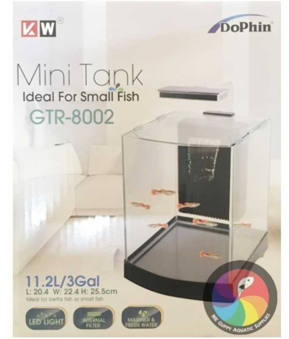 KW Zone Dophin Mini Tank - GTR-8002 (For Small Fish)