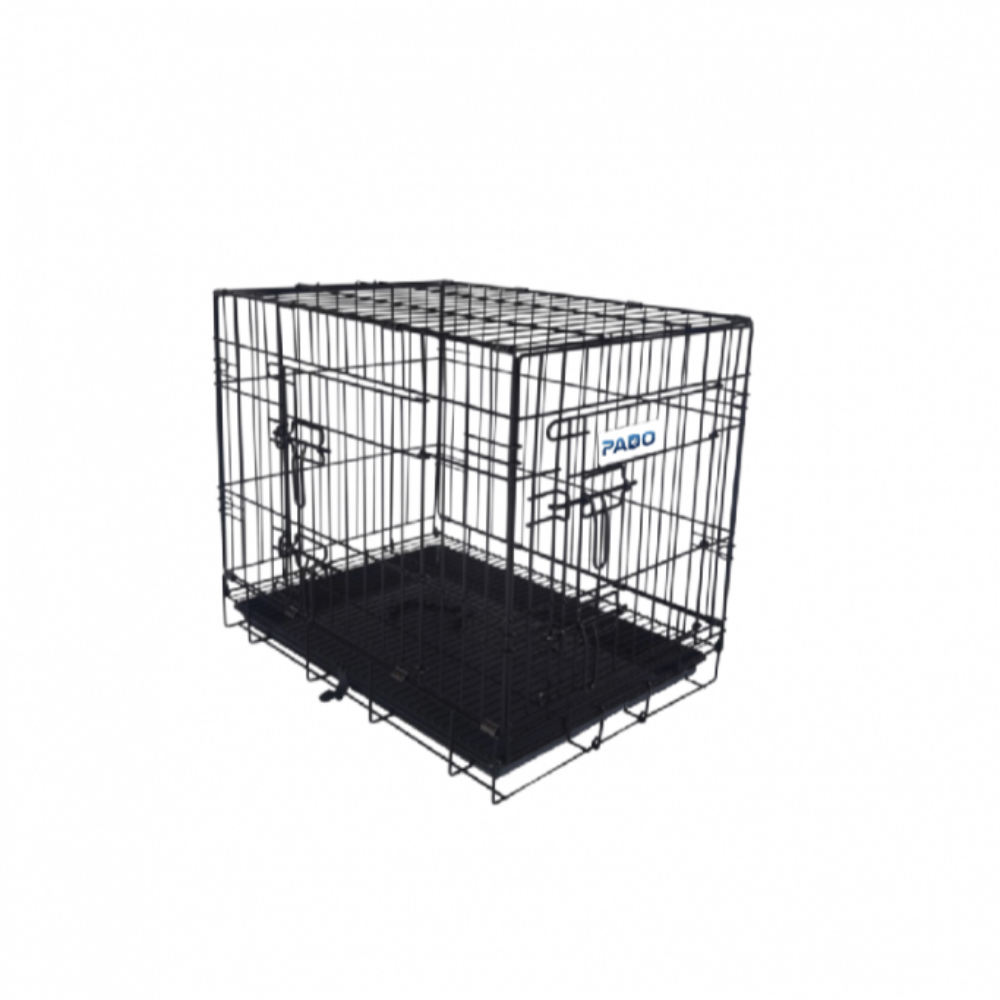 Pado Double Door Dog Crate With Mesh Floor