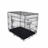 Pado Double Door Dog Crate With Mesh Floor, 92x57.5x65cm