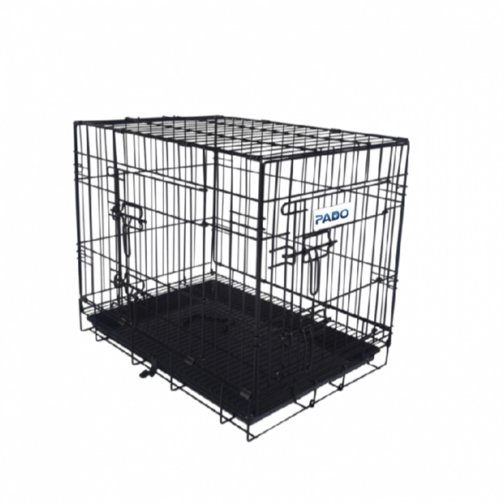 Pado Double Door Dog Crate With Mesh Floor