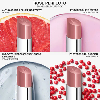 Givenchy Rose Perfecto Shine Serum Lipstick