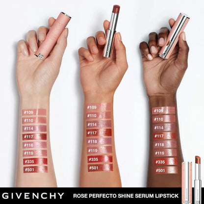 Givenchy Rose Perfecto Shine Serum Lipstick