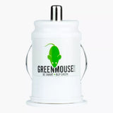 Green Mouse Dual USB A Car Charger - White