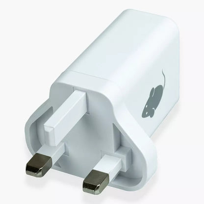 Green Mouse 2.4A UK Dual Charger