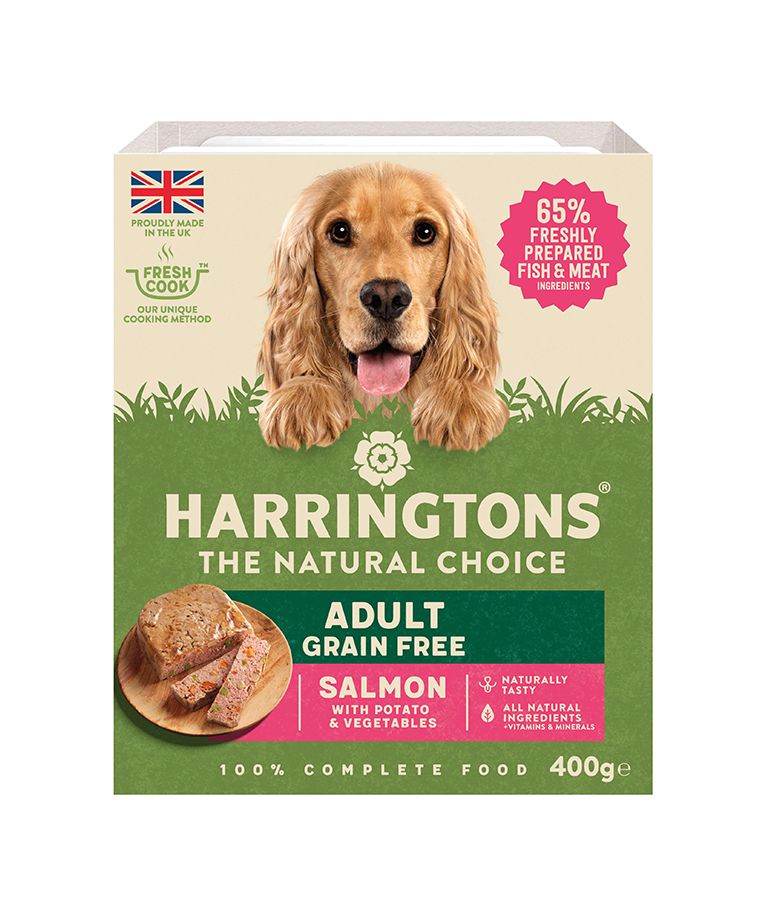 Harringtons Salmon Adult Wet Dog Food 400gm