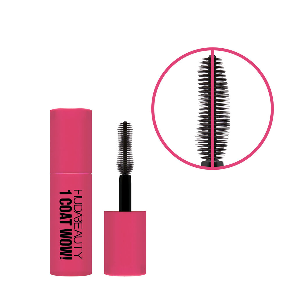 Huda Beauty 1 Coat WOW! Extra Volumising and Lifting Mascara Mini 7ml